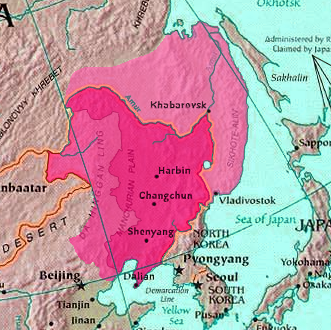 map of Manchuria